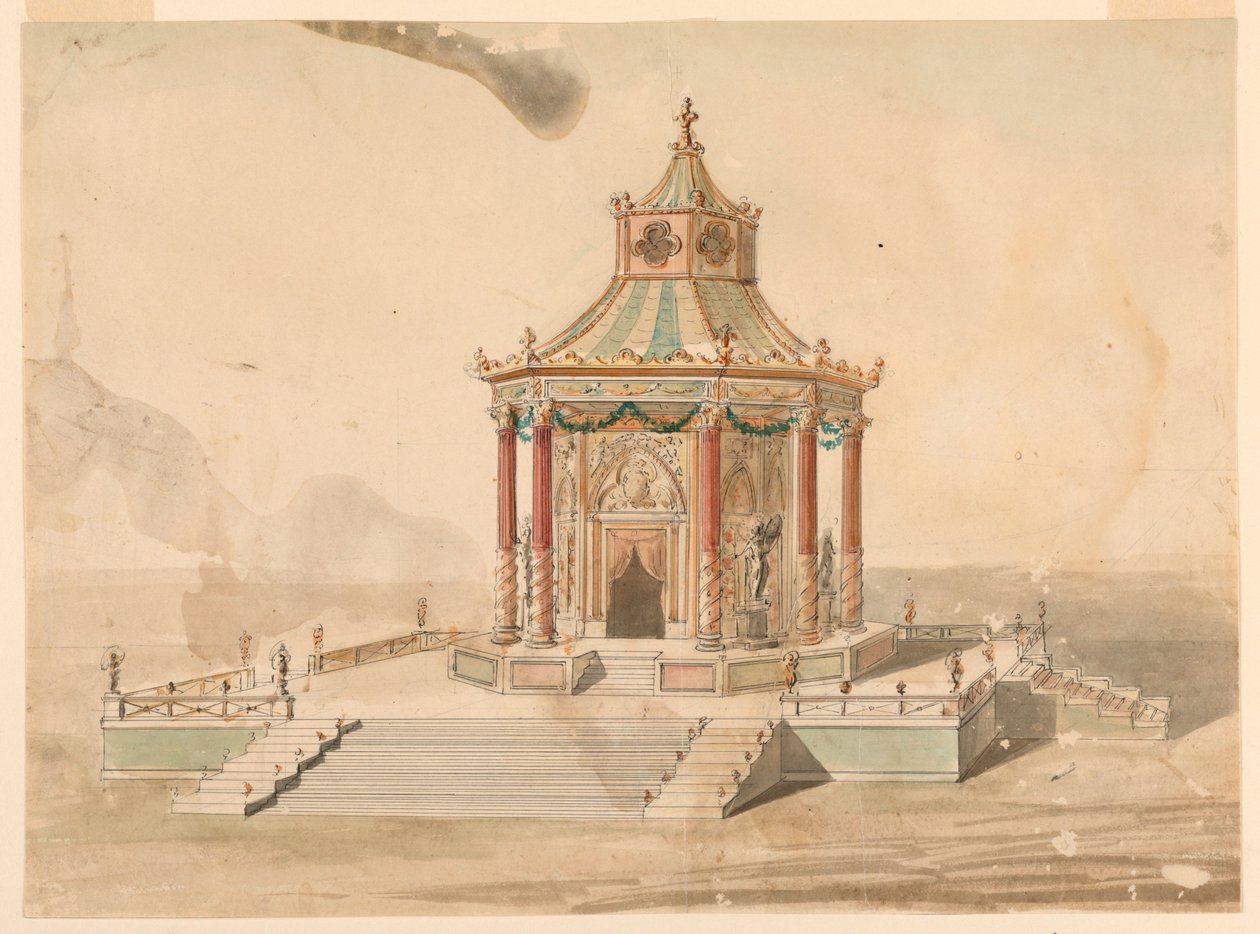Gazebo af Unknown, Italian