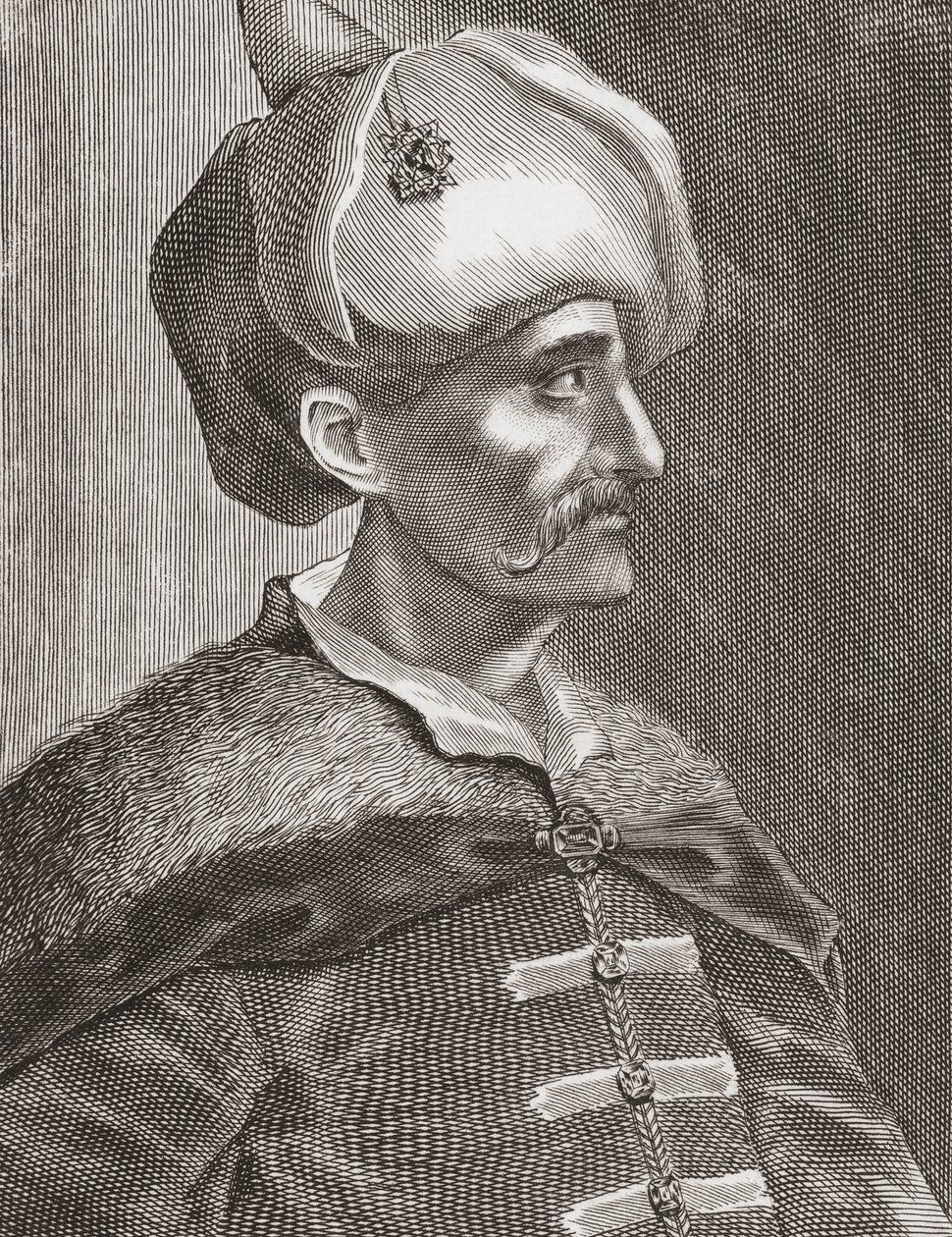 Ahmed I, Sultan fra Det Osmanniske Rige. af Unknown artist