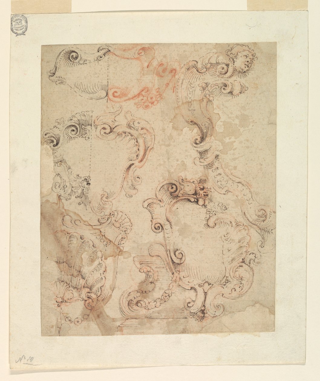 Designs til Scrollwork Escutcheons af Unknown artist