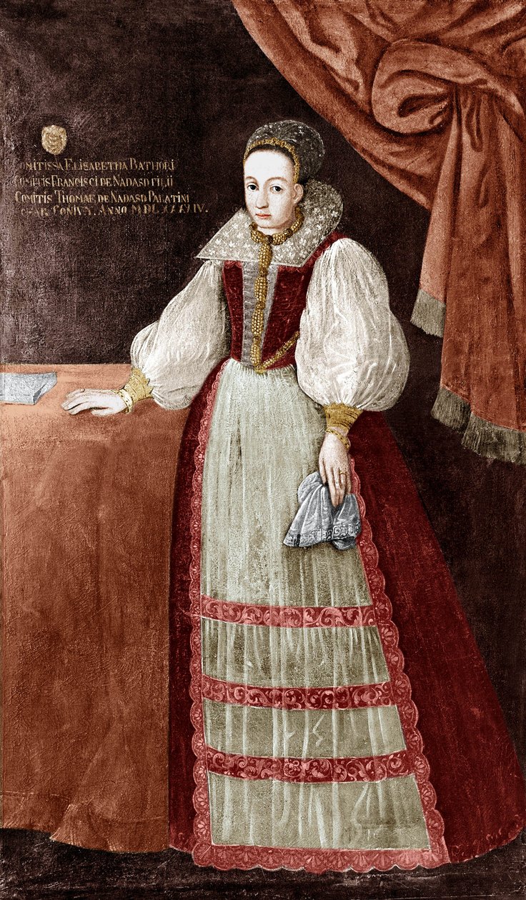 Elizabeth Bathory (olie på lærred) af Unknown artist