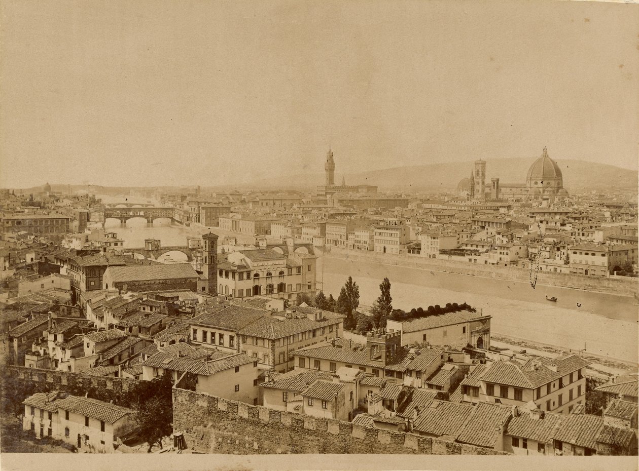 [Panoramaudsigt over Firenze] af Unknown artist