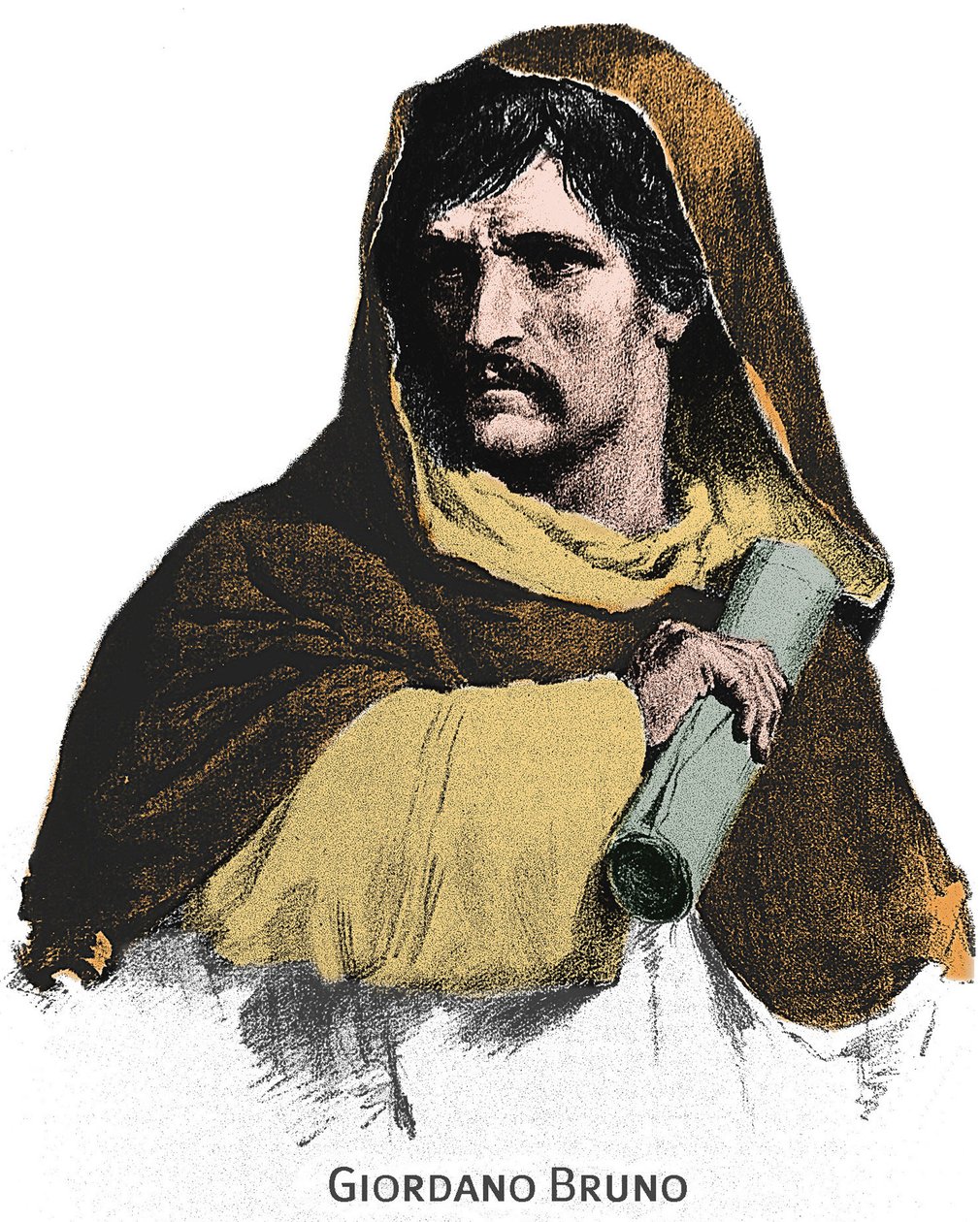 Portræt af Giordano Bruno (1548-1600). af Unknown artist