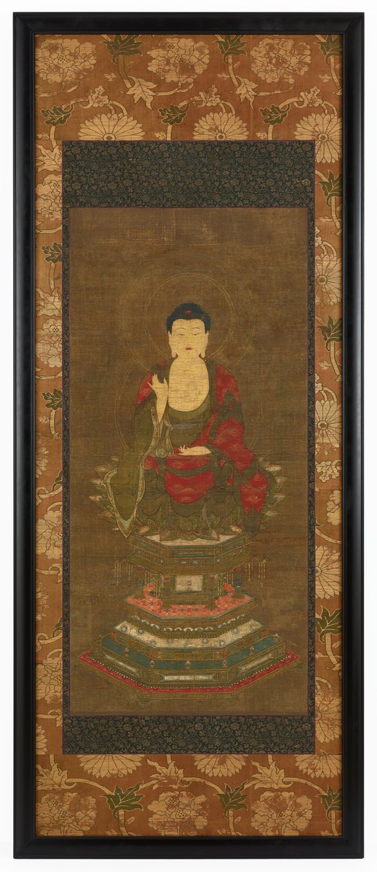 Shakyamuni prædiker af Unknown artist