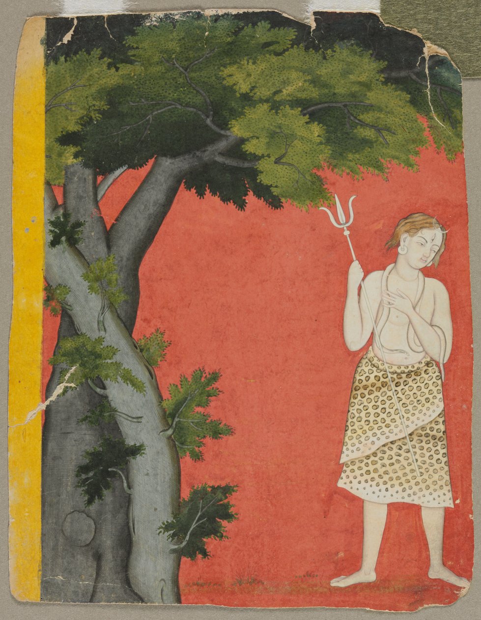 Shiva under træer af Unknown artist