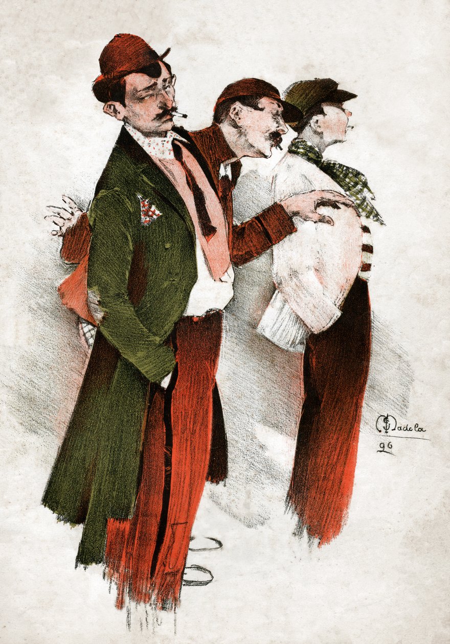 Tyve i Paris. (gravering 1896) af Unknown artist