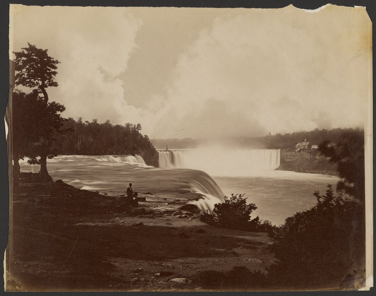 [Udsigt over Niagara Falls]. af Unknown artist