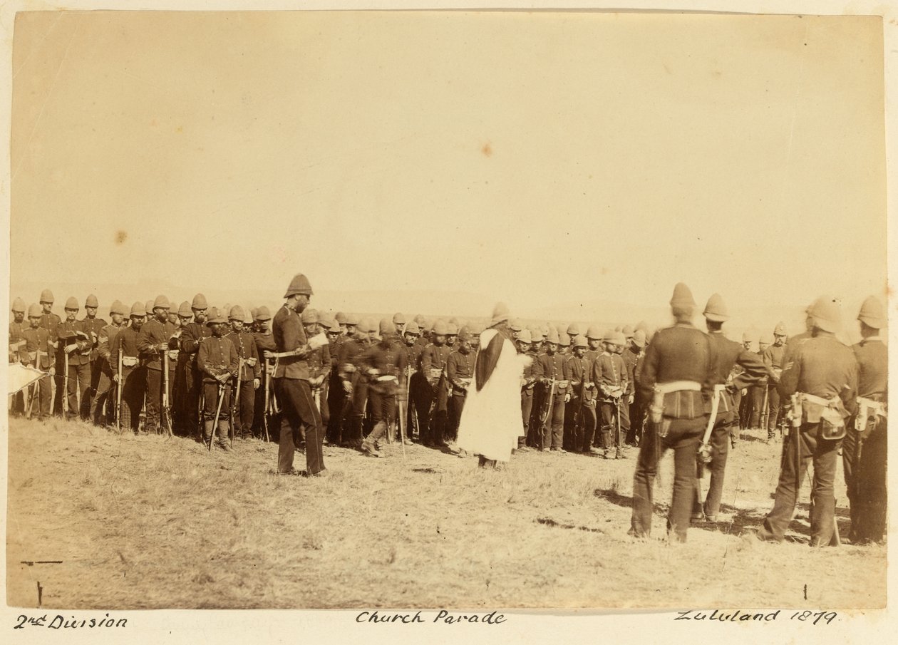 2nd Division Church Parade, Zululand af Unknown photographer