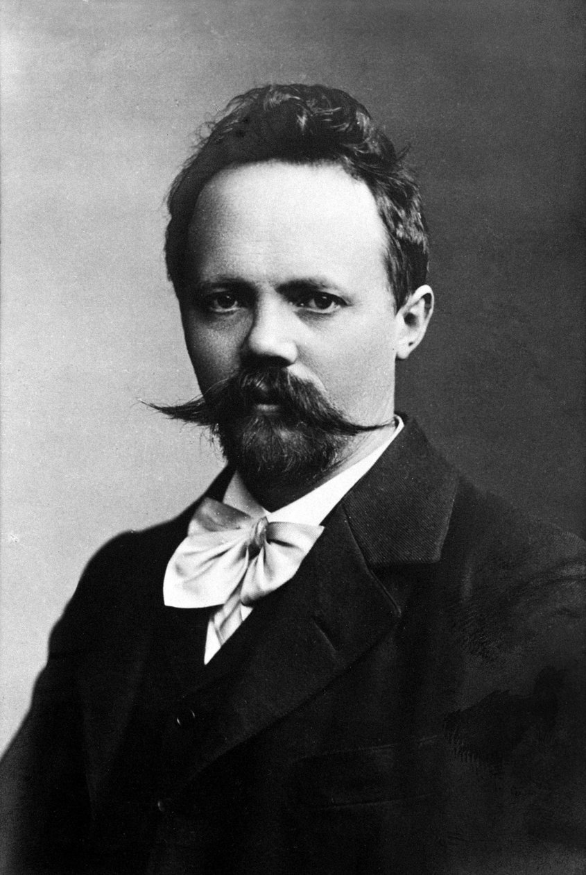 Engelbert Humperdinck (1854-1921), tysk komponist. af Unknown photographer