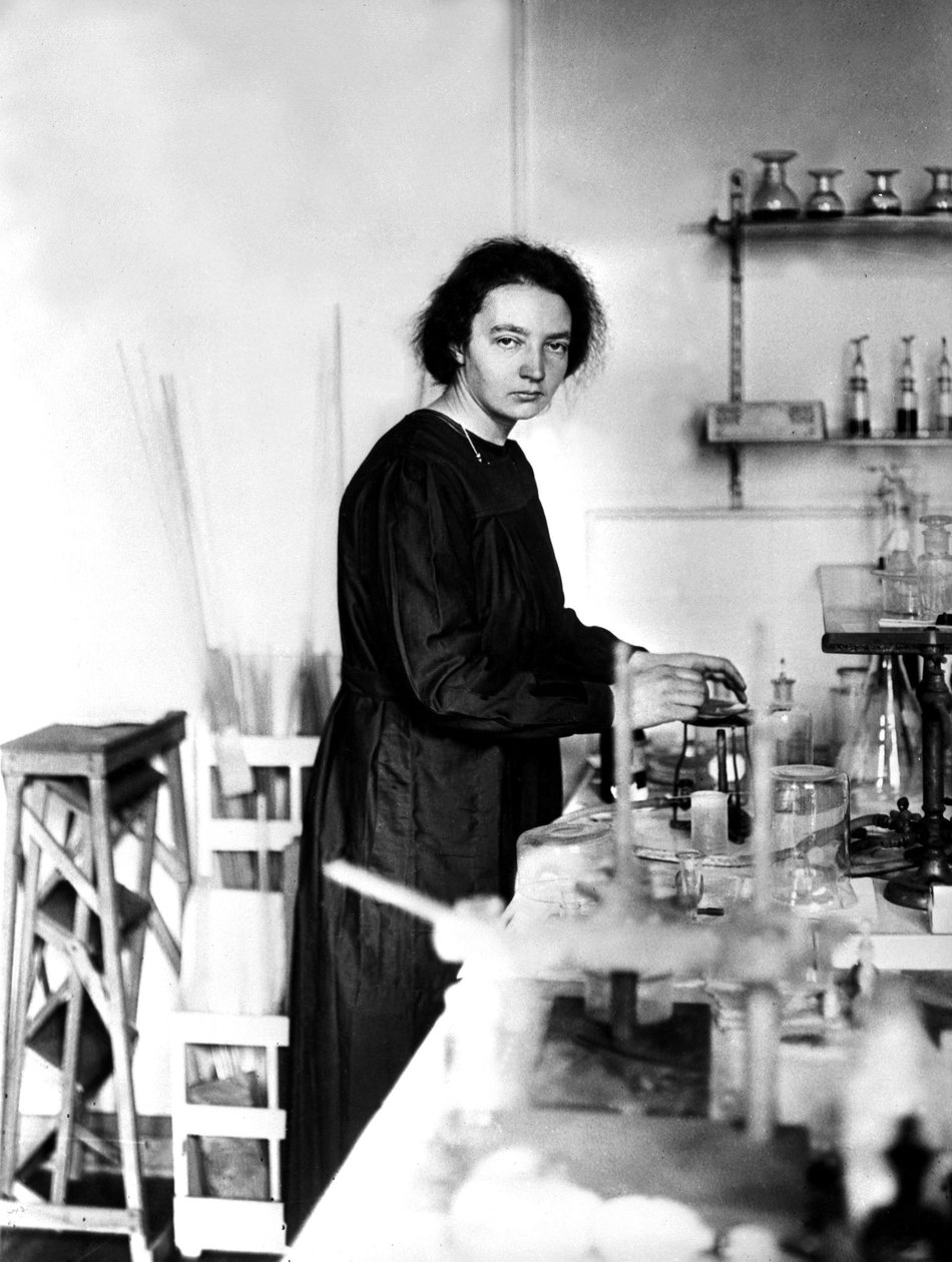 Irene Joliot Curie, ca. 1921 (s/h-foto) af Unknown photographer