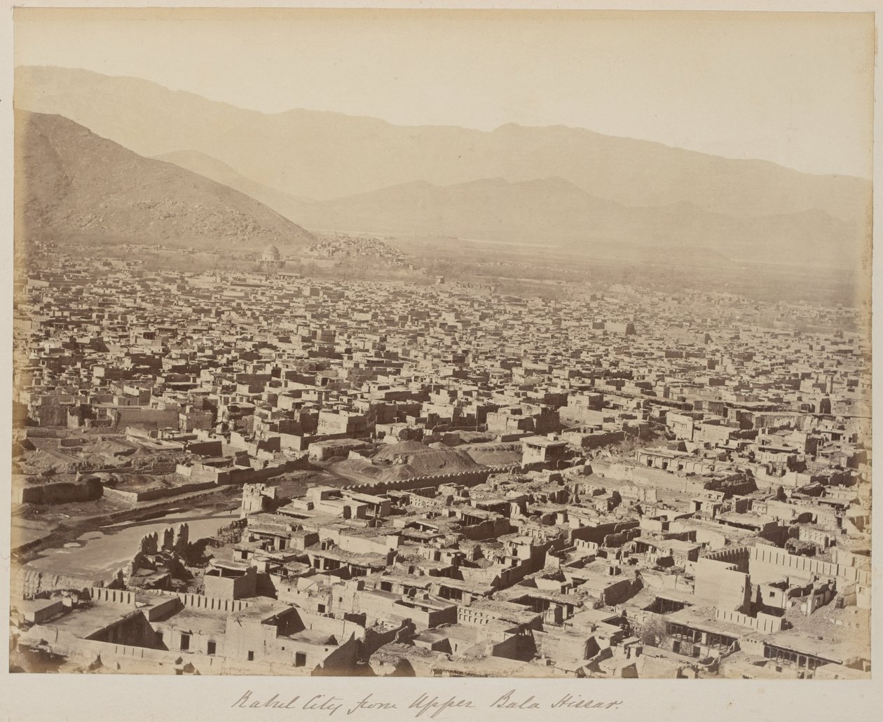 Kabul by, 1880 af Unknown