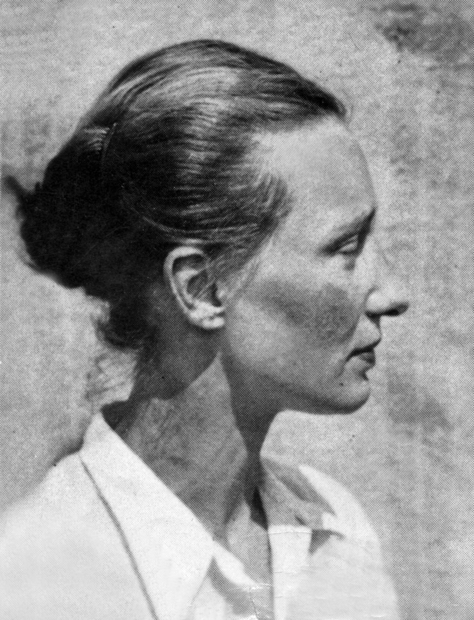 Marie-Madeleine Fourcade, ca. 1942 (s/h-foto) af Unknown photographer