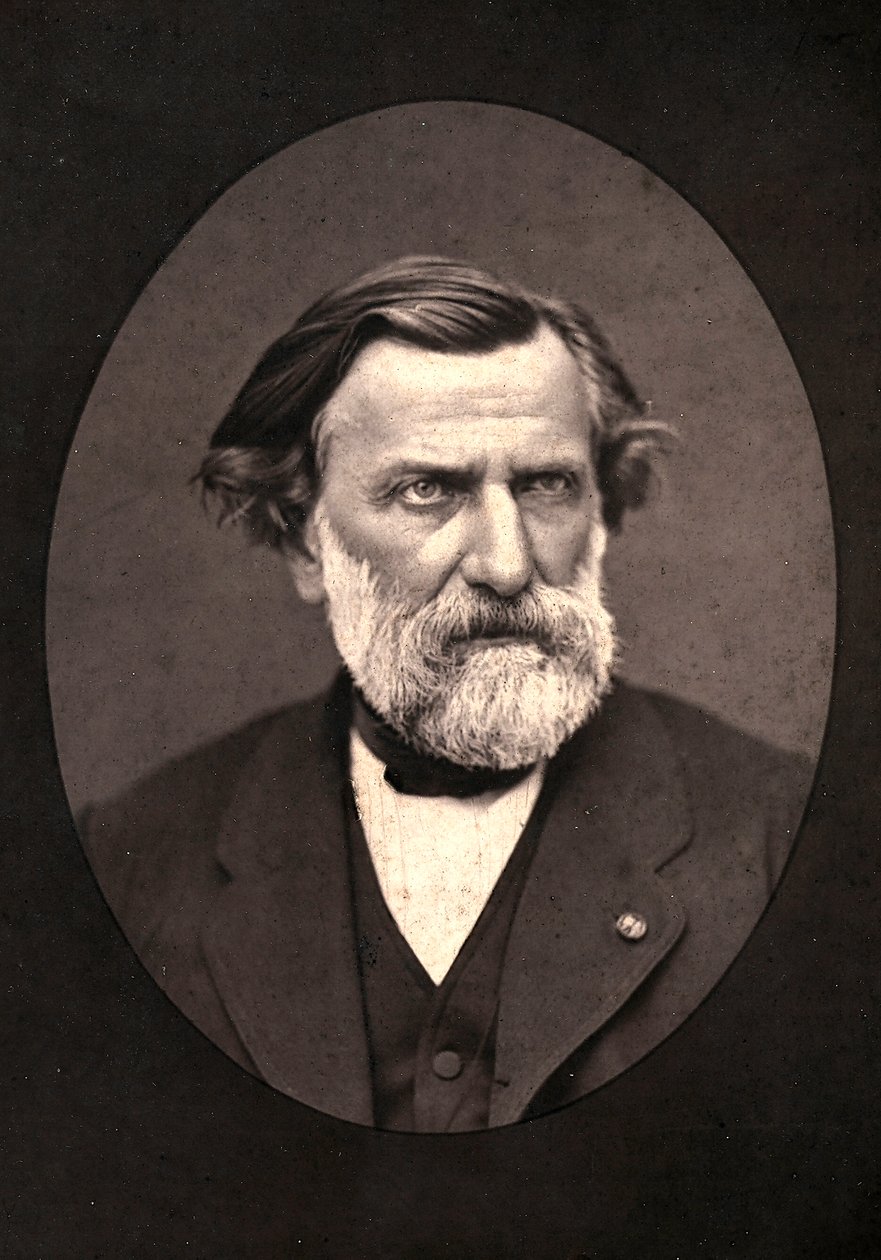 Portræt af Charles-Louis-Ambroise Thomas, berømt musiker. af Unknown photographer