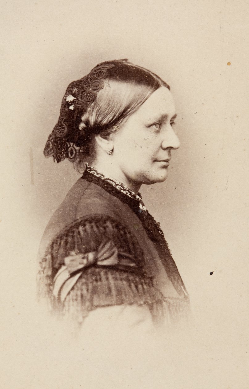Portræt af Clara Schumann af Unknown photographer