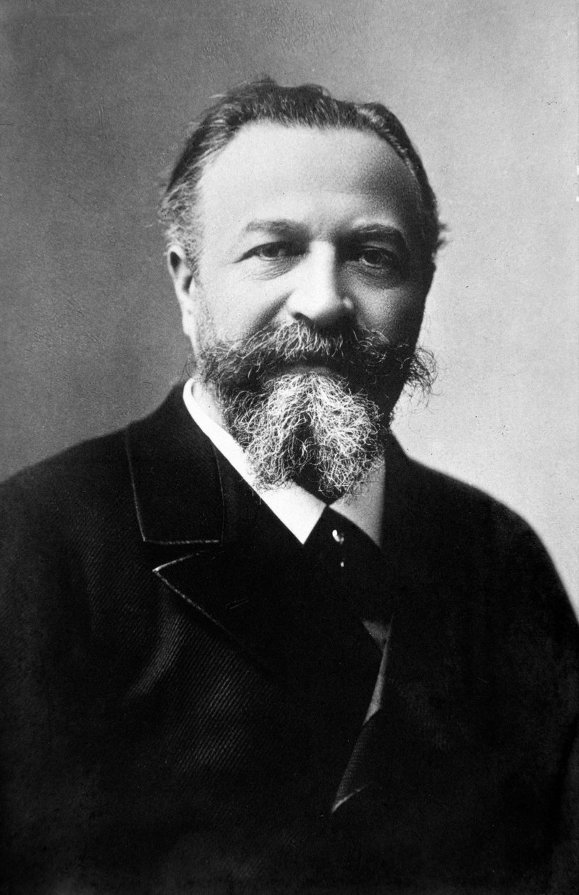 Portræt af Edouard Colonne (s/h foto) af Unknown photographer
