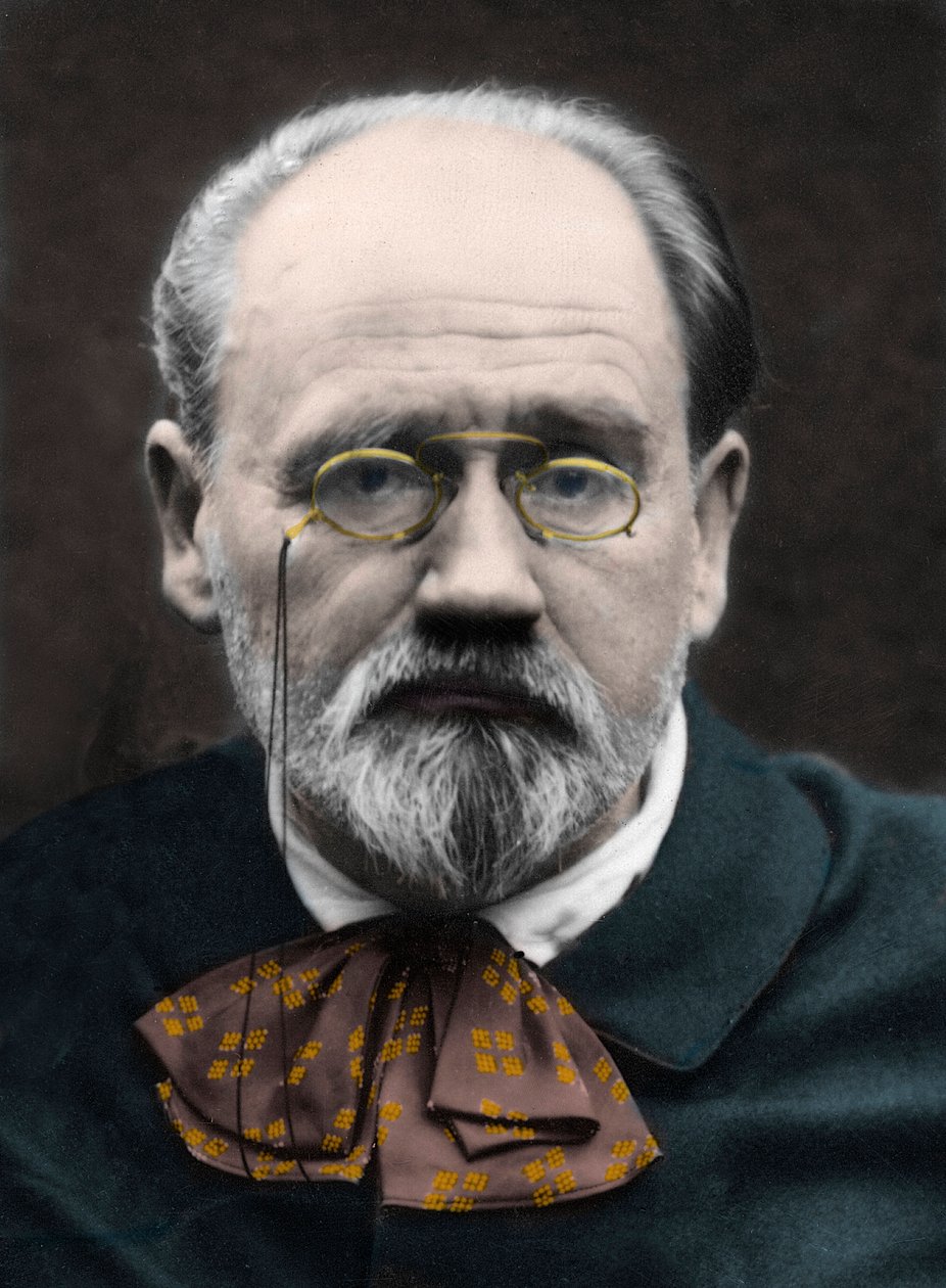 Portræt af Emile Zola 1890