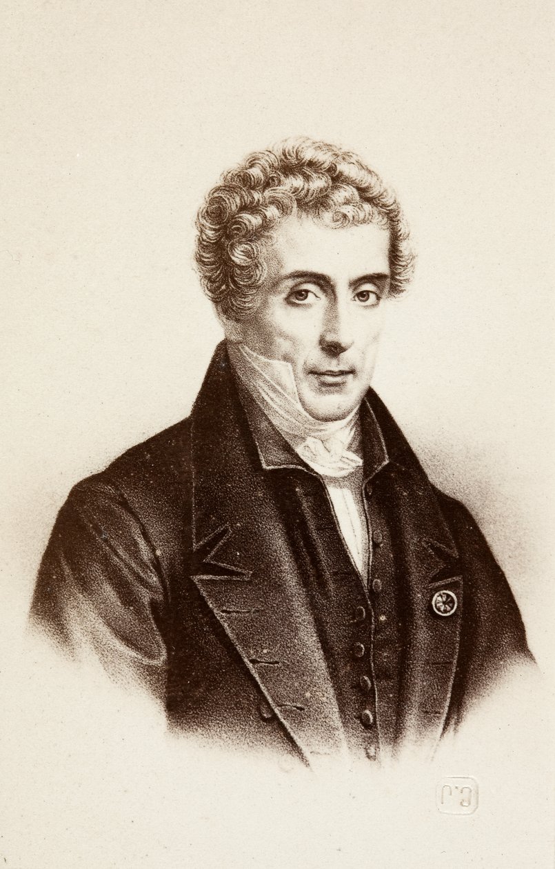Portræt af Luigi Cherubini af Unknown photographer