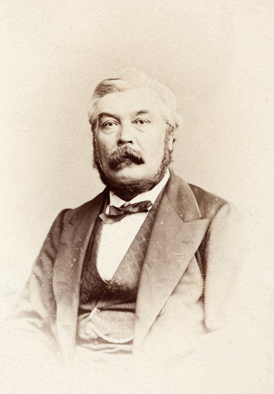 Portræt af Prosper Sainton af Unknown photographer