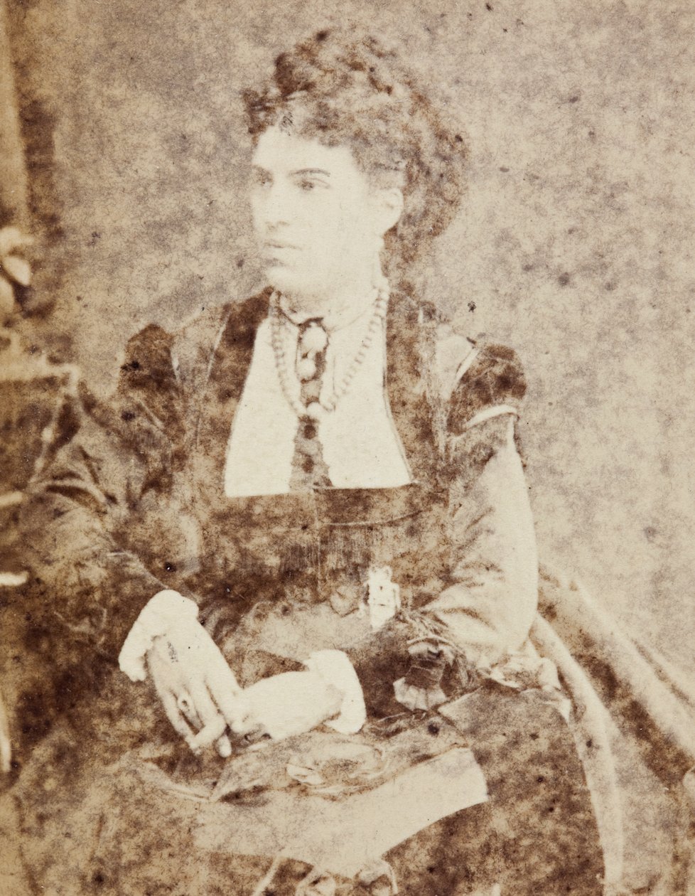 Portræt af Zélia Trebelli Bettini af Unknown photographer
