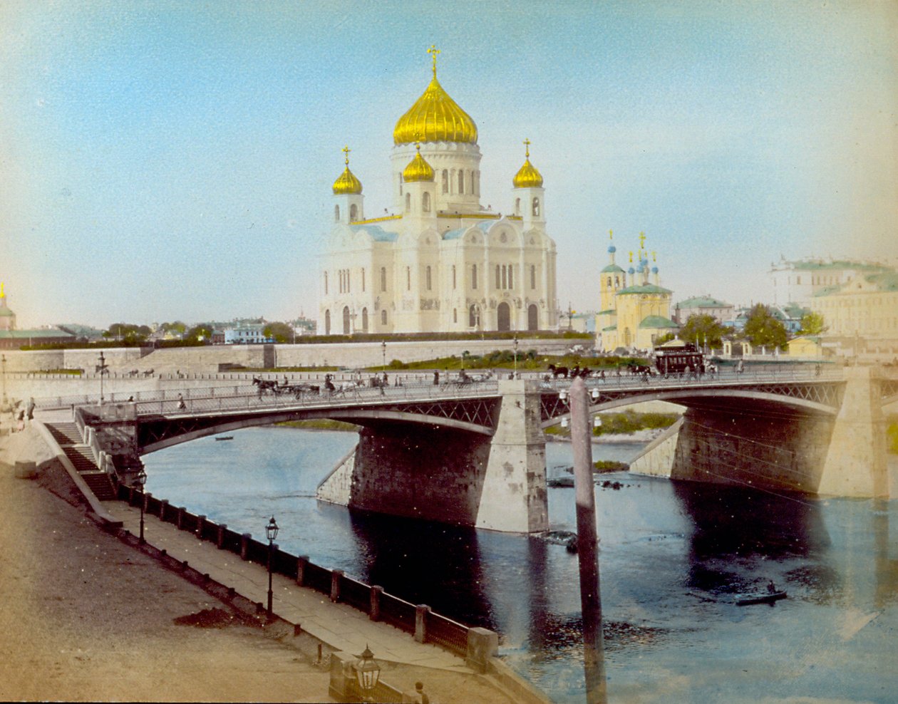Kristus Vor Frelsers tempel, Moskva af Unknown photographer