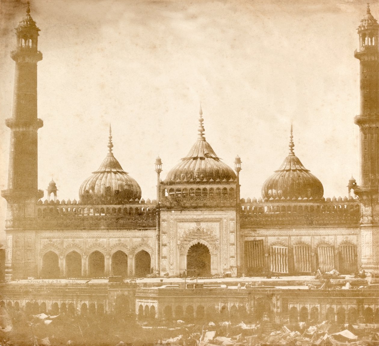The Great Imambara, Lucknow, Indien af Unknown photographer