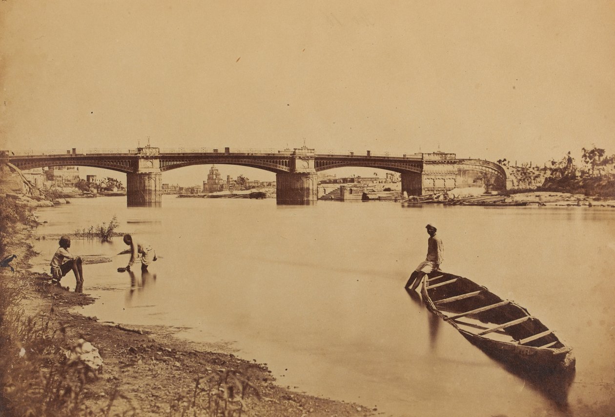 Jernbroen, Lucknow af Unknown photographer
