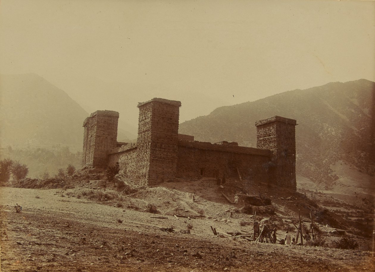 View of Chitral Fort, 1895dani af Unknown photographer