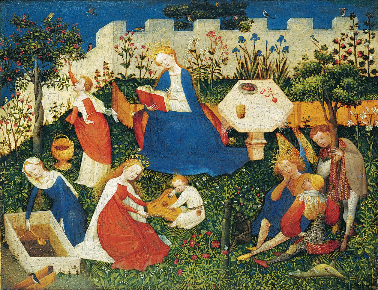 Paradisets have, scene af Upper Rhenish Master
