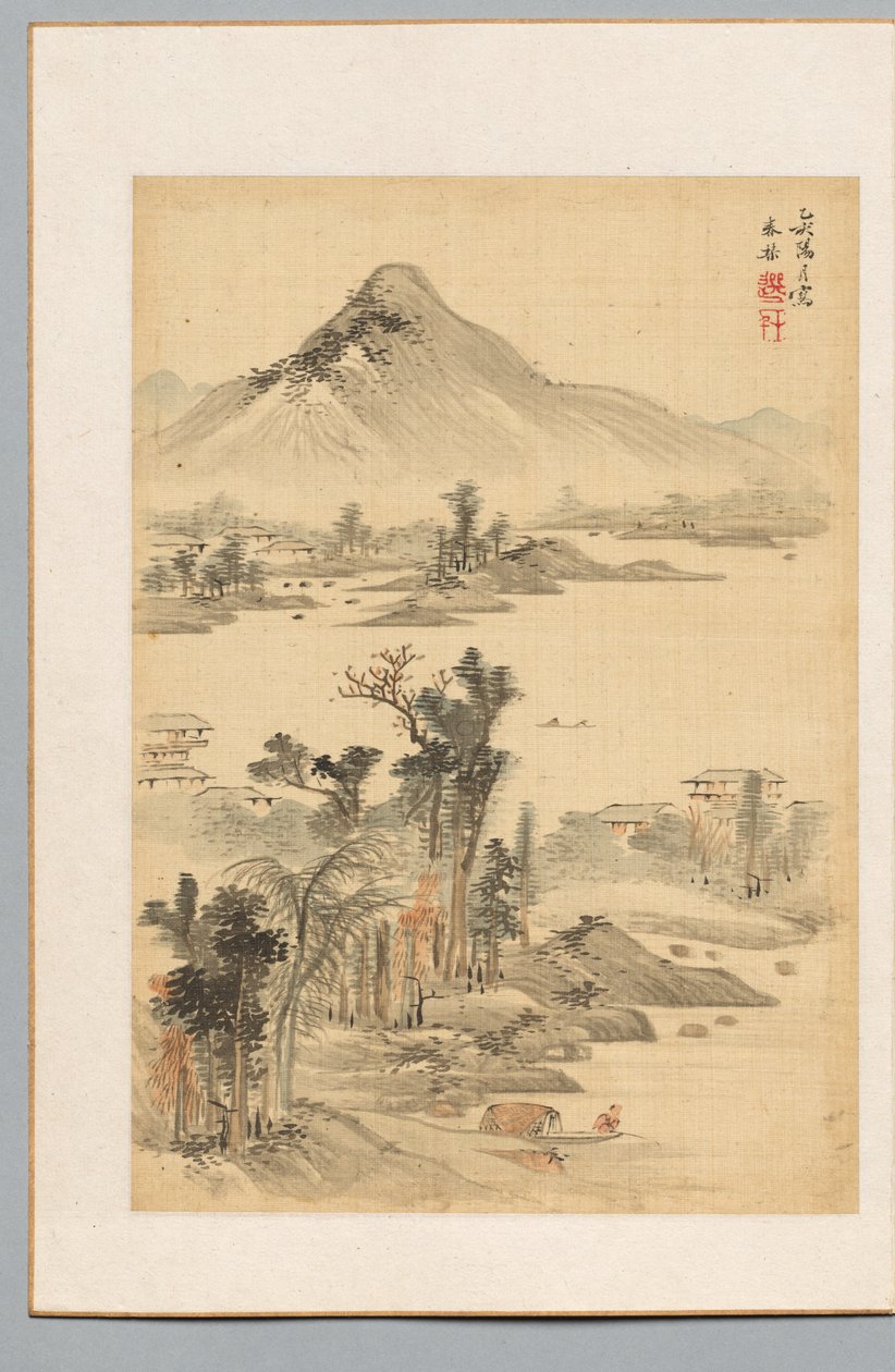 Landskab af Uragami Shunkin