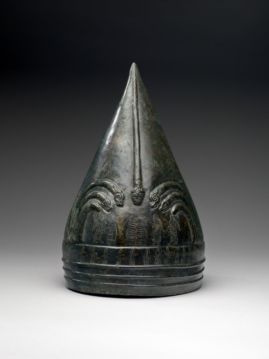 Hjelm, 850-700 f.Kr. (bronze) af Urartian