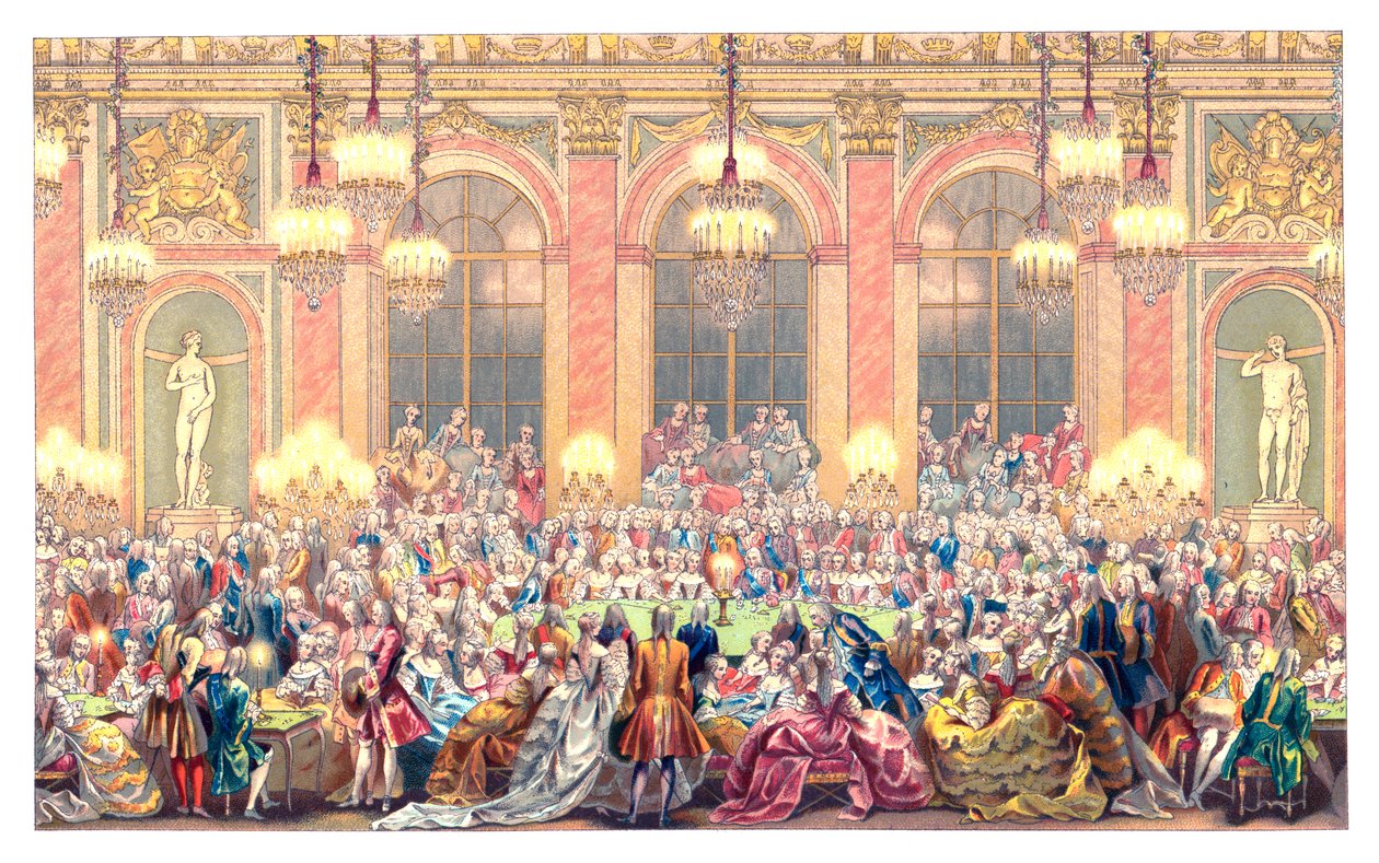 The Play of the King, 1885. af Urrabieta