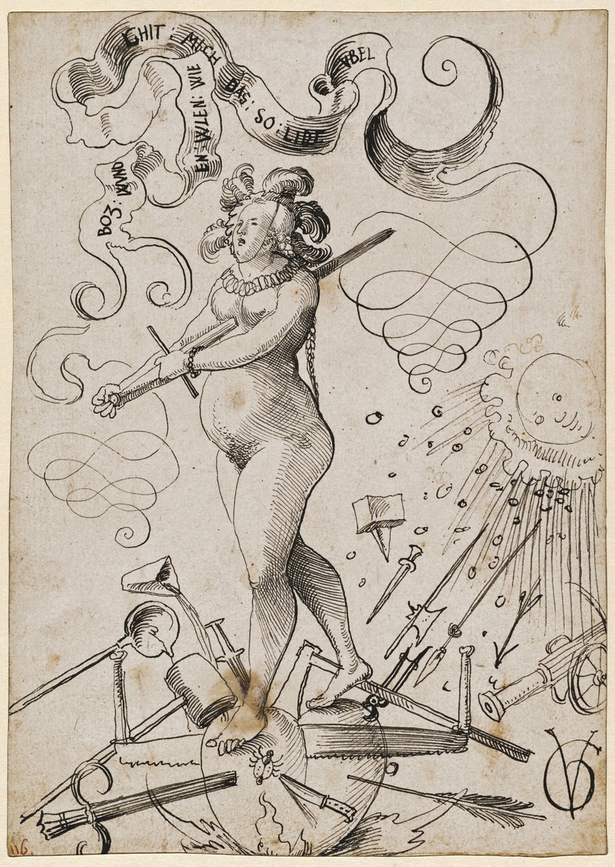 Kærlighedens pinsler, ca. 1516. af Urs Graf