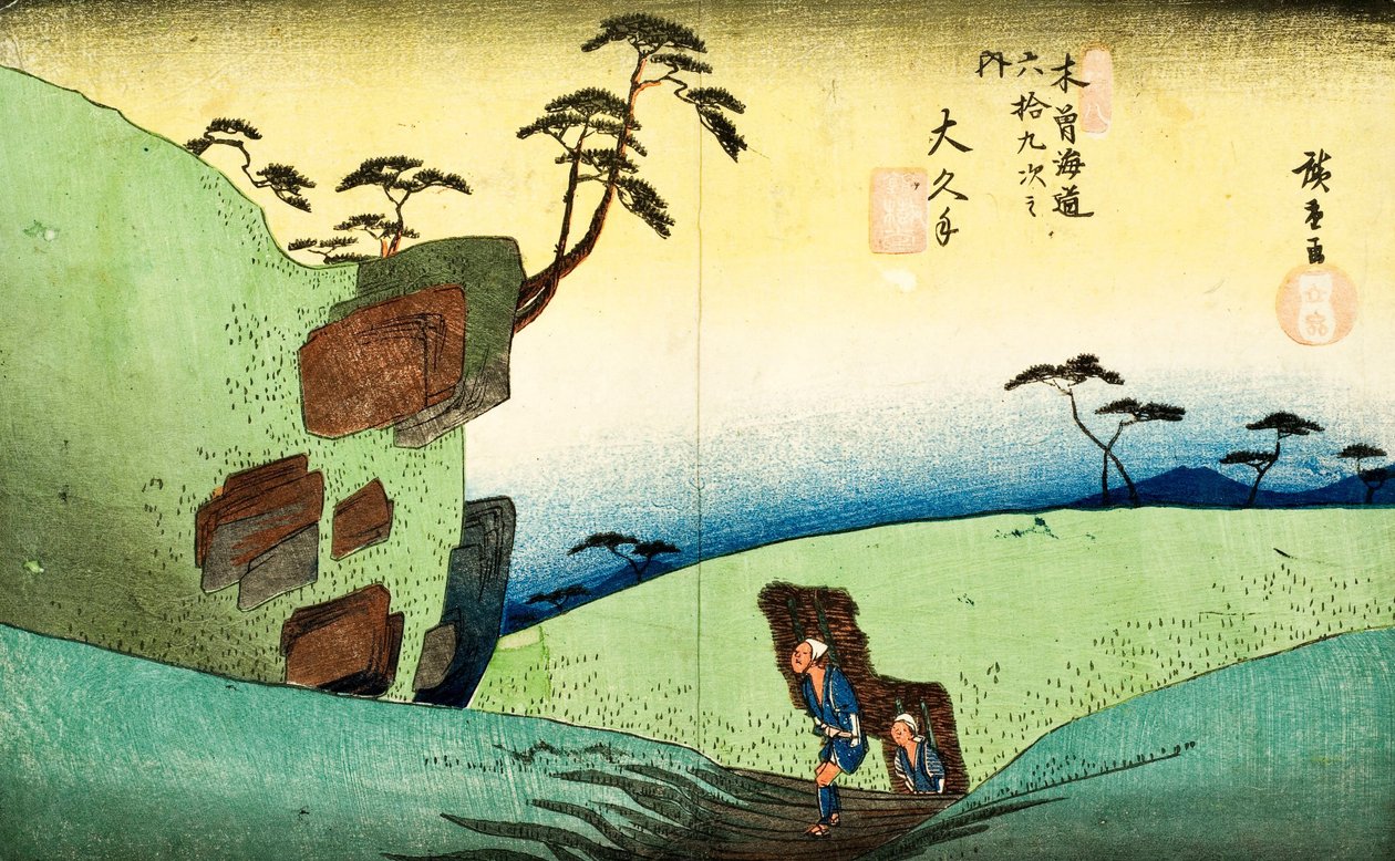 Træsnit af Utagawa Hiroshige