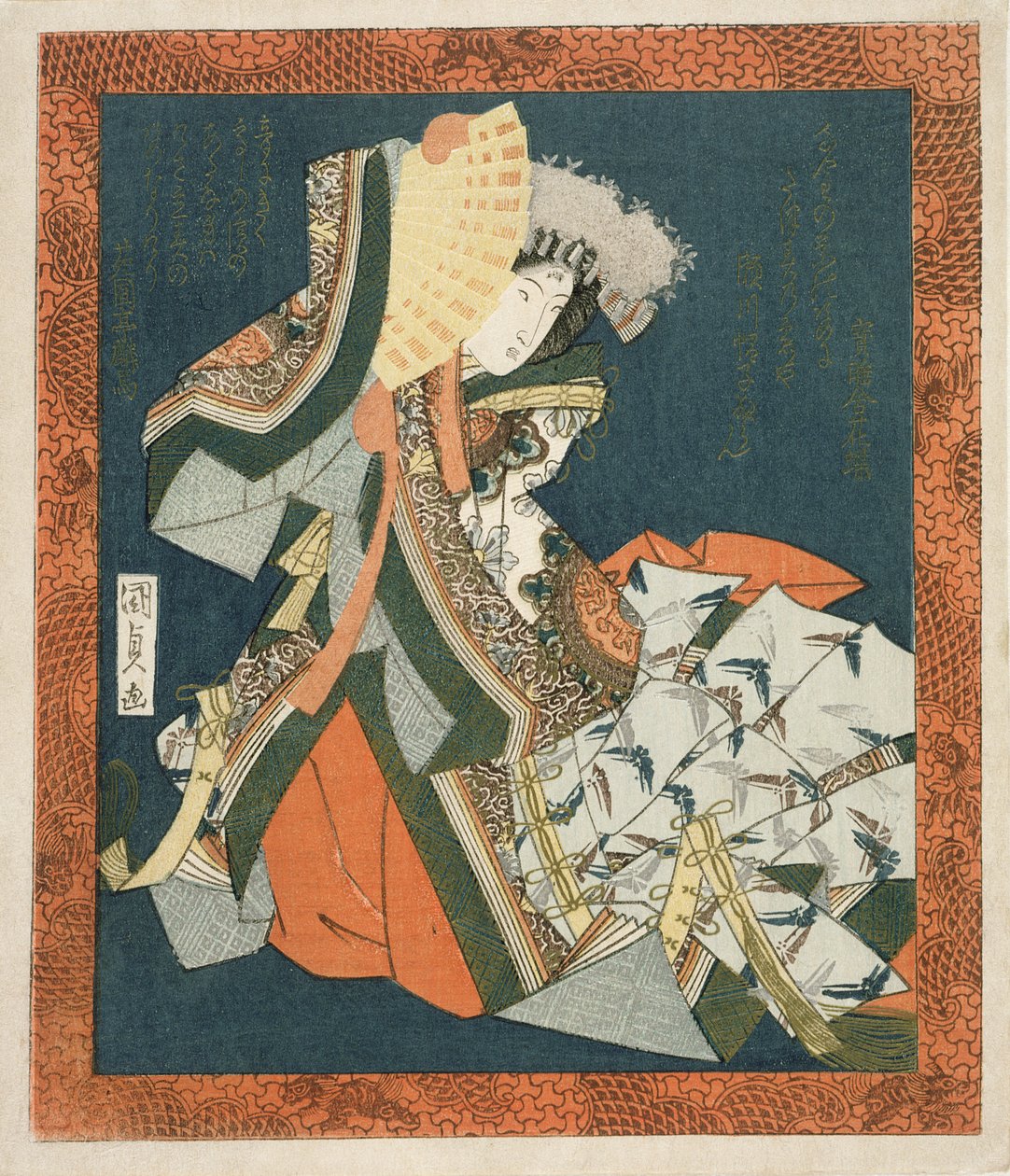 Segawa Kiku no Onna V Danshin g, ca. 1820 (DB ck p Hayashi t) af Utagawa Kunisada