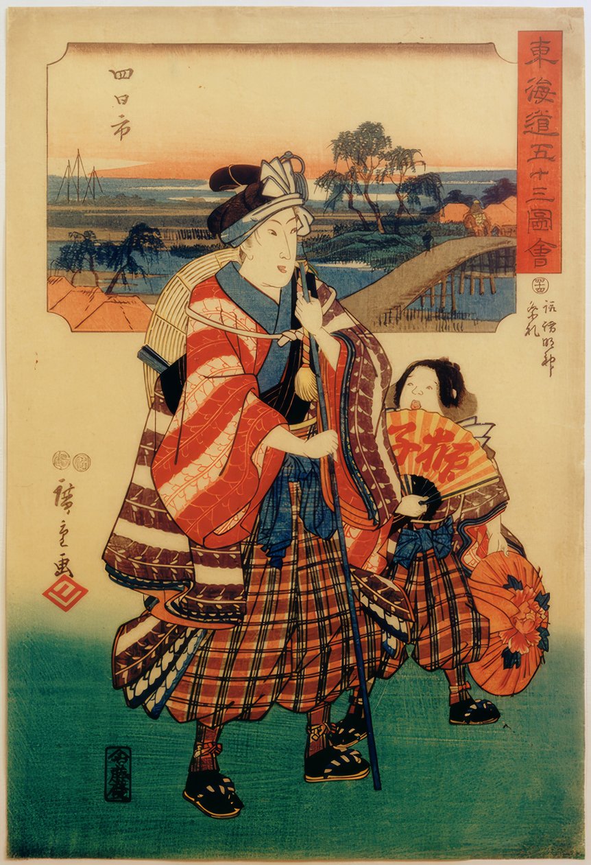 Yokkaichi af Utagawa Hiroshige