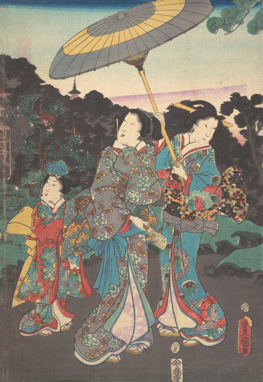 Print. af Utagawa Kunisada