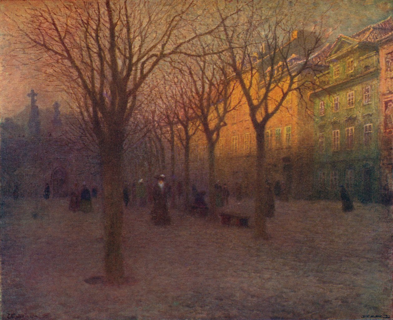 Kampa Island, Prag, c1879-1906, 1906 af Vaclav Jansa