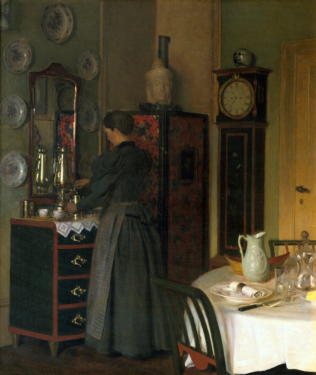Tea-time, 1898 af Valdemar Kornerup