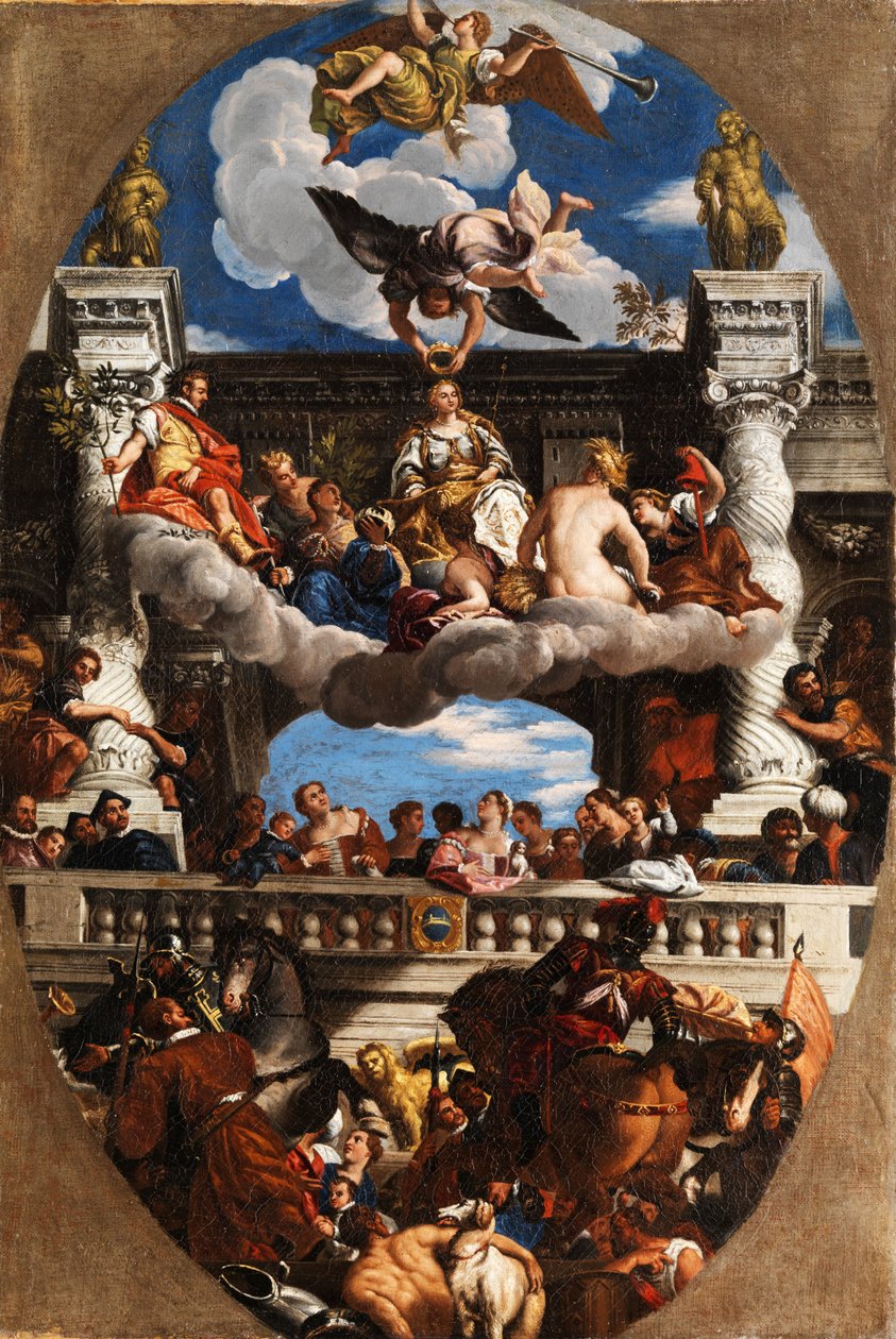 Die Apotheosis Venedigs af Valentin Lefebvre