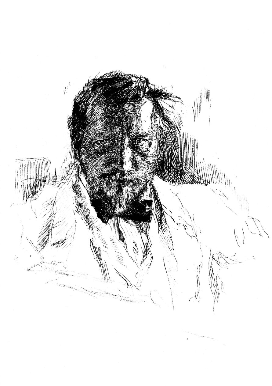 Selvportræt, 1898. af Valentin Aleksandrovich Serov