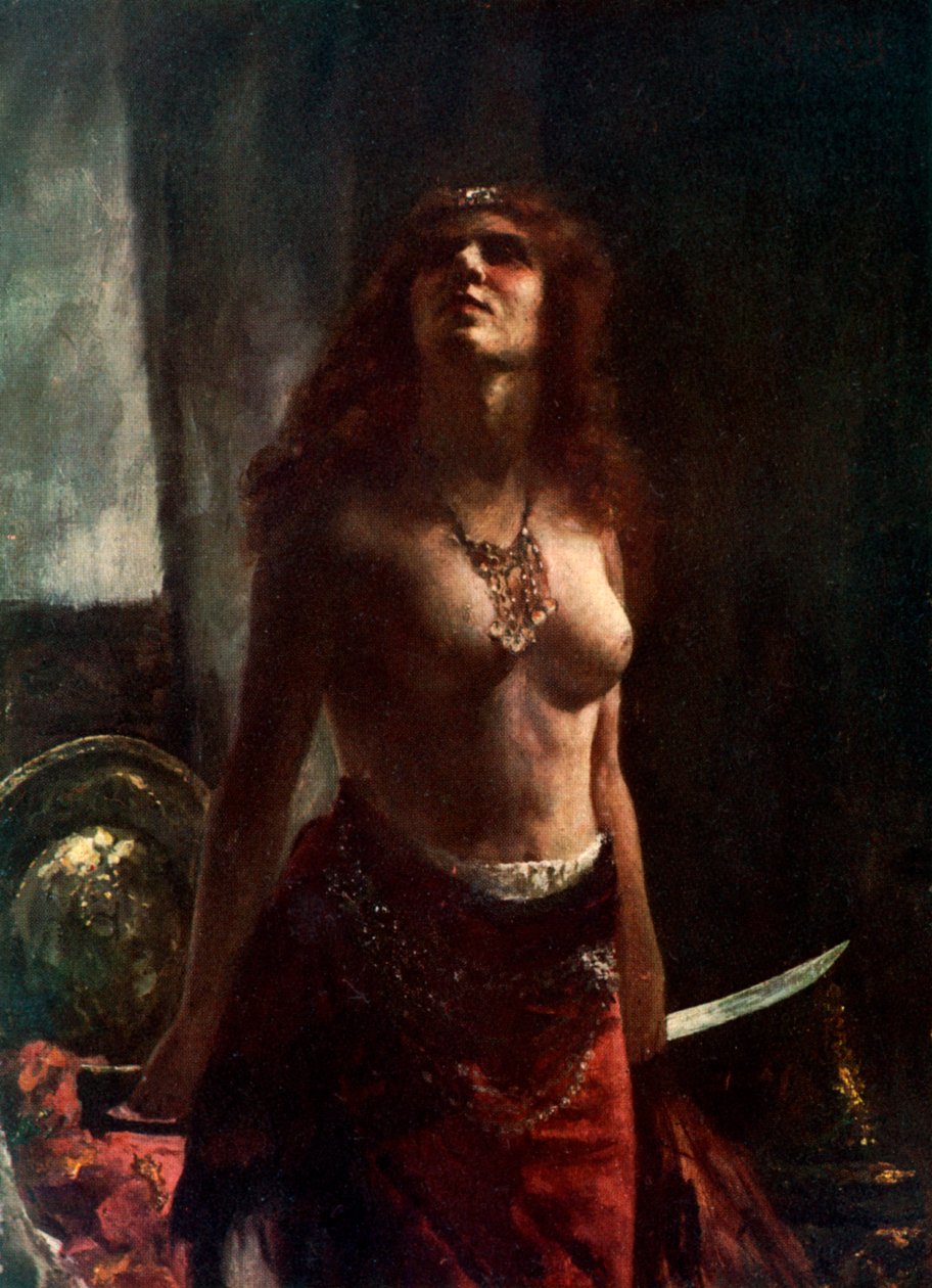 I den assyriske telt, 1908-1909. af Valentine Davis
