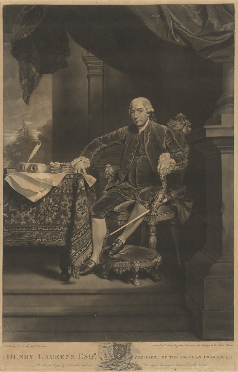 Henry Laurens, 1782. af Valentine Green