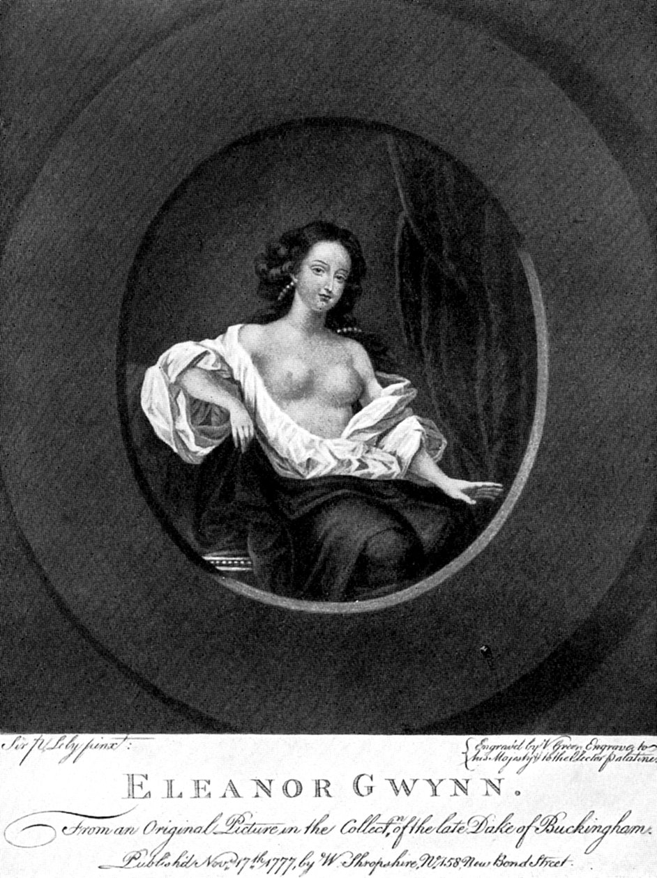 Nell Gwynne, engelsk skuespillerinde, 1800-tallet. af Valentine Green