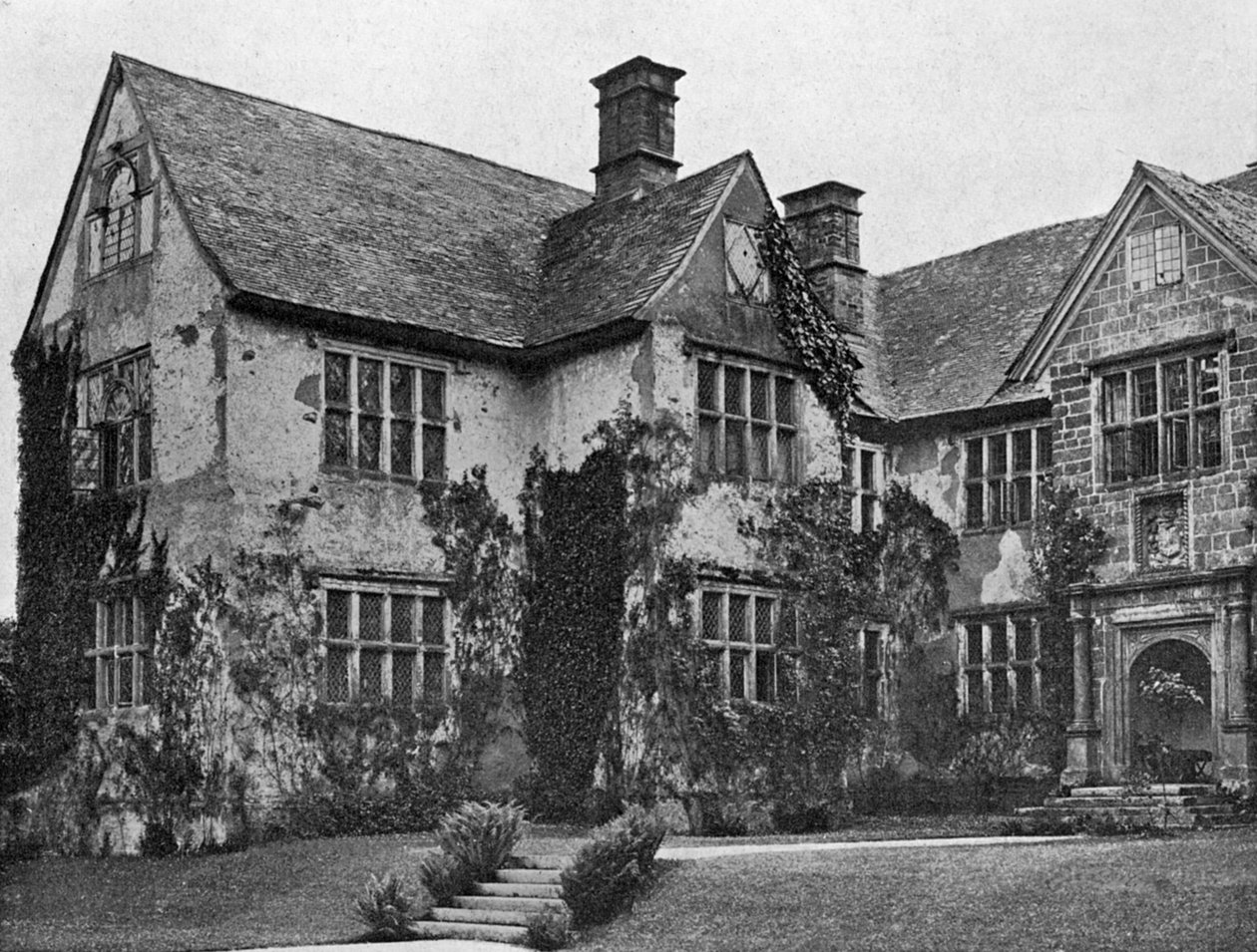 Sydenham House, Marystow, Devon, 1924-1926. af Valentine and Sons Ltd