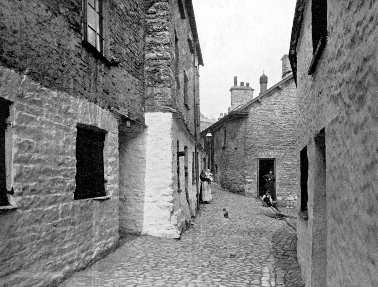 Sepulcher Lane, Kendal, Cumbria, 1924-1926. af Valentine and Sons Ltd