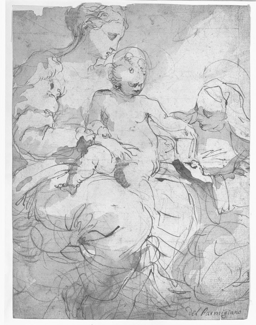 St. Catherines ægteskab af Valerio Castello