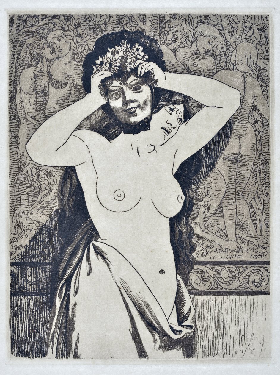 Masken (tegning) af Valère Bernard