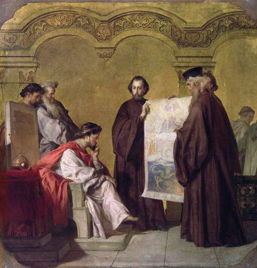 Storhertug Vladmir (1847-1909) Modtagelse af ambassadørerne af Vasili Vasilievich Vereshchagin