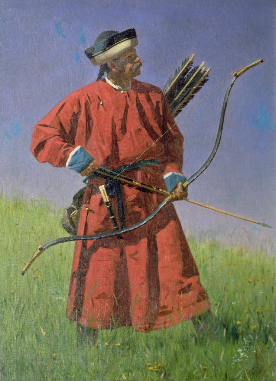 Bokharansk soldat (Sarbaz), 1873 af Vasili Vasilievich Vereshchagin