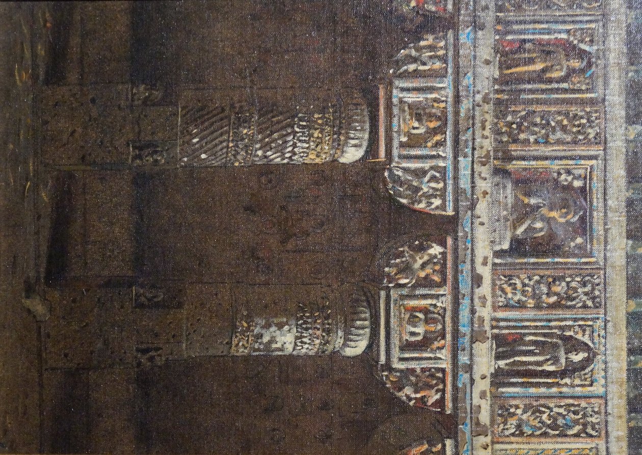 Kolonner i et huletempel i Ajanta af Vasili Vasilievich Vereshchagin