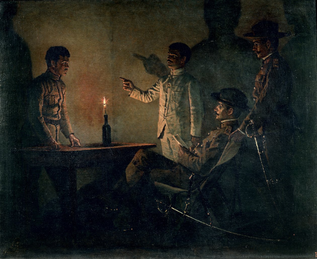 Forhør af en desertør af Vasili Vasilievich Vereshchagin